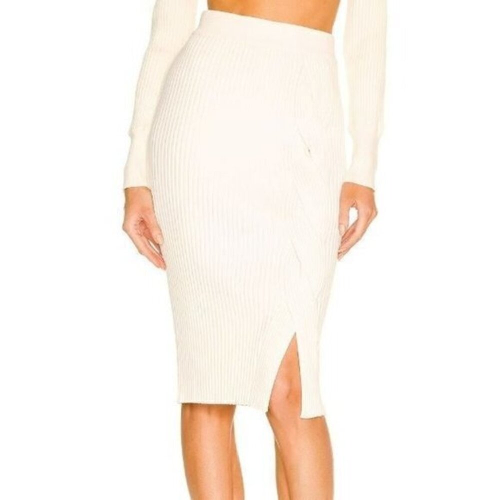 BCBGeneration Sweater Midi Skirt - Ivory